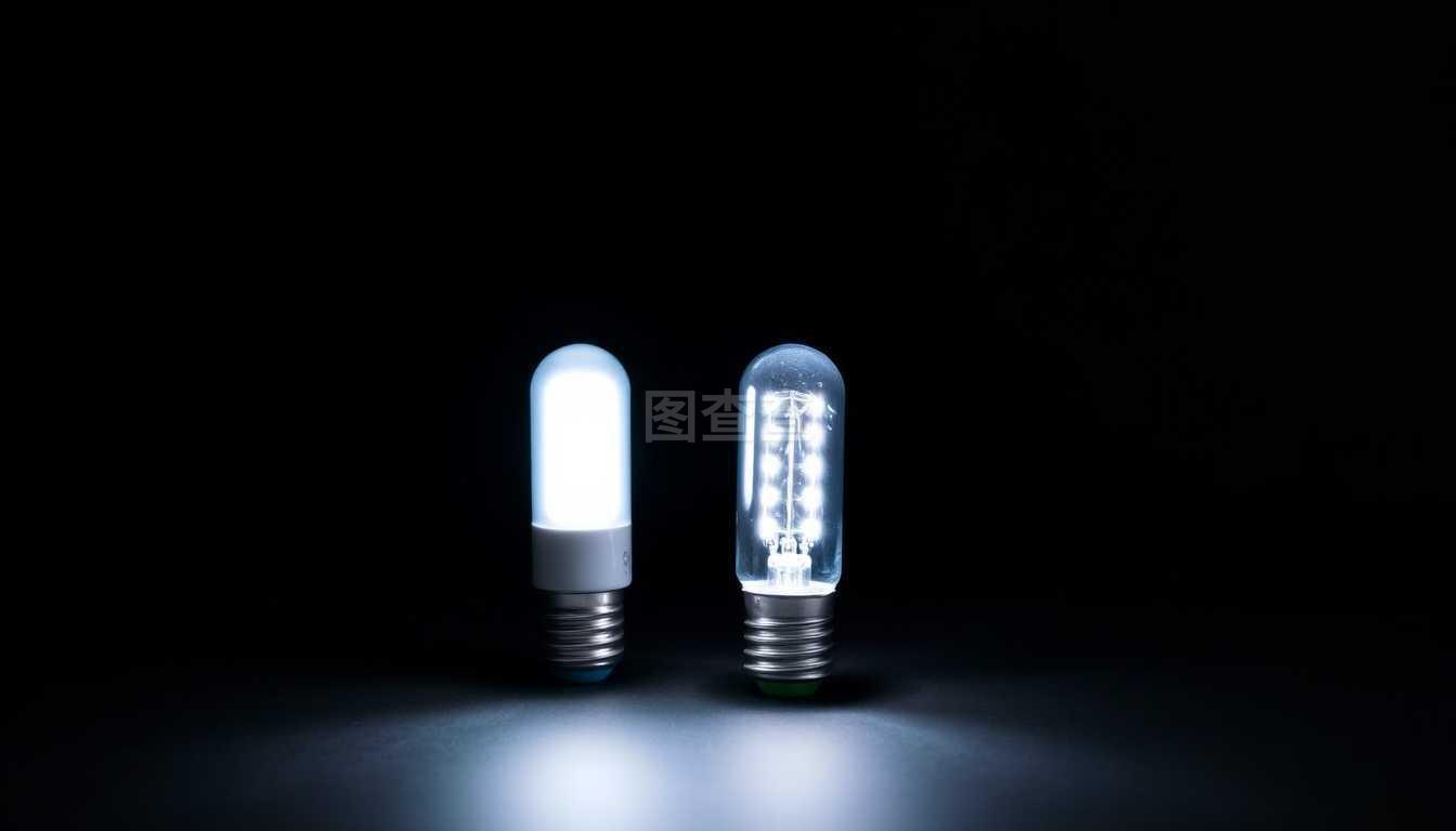 黑色背景下的三種LED燈 技術、視覺與應用的深層解析
